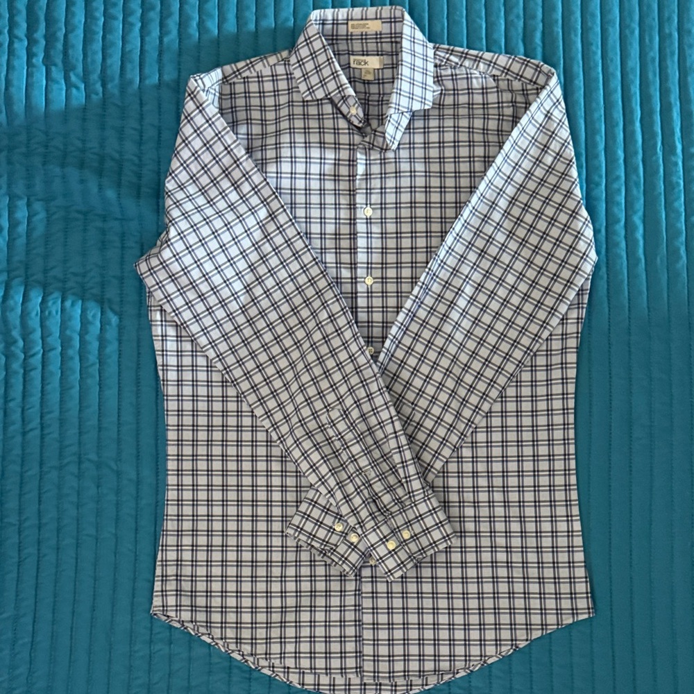 Classic Blue and White Checkered Shirt